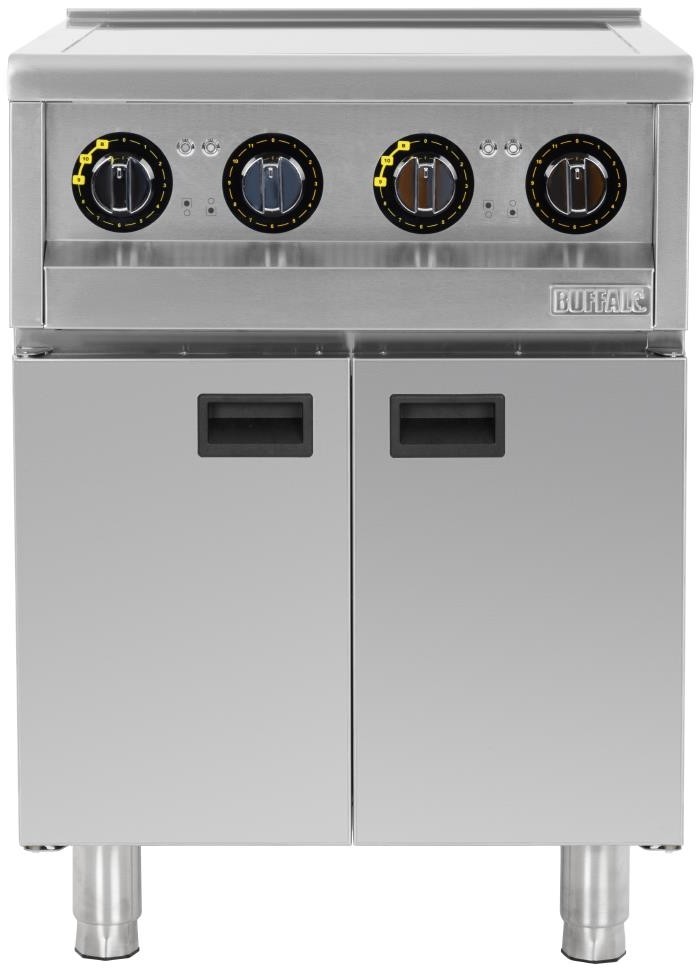  Buffalo 600 Serie 4 Zonen Freistehendes Induktionskochfeld 2x 3kW 