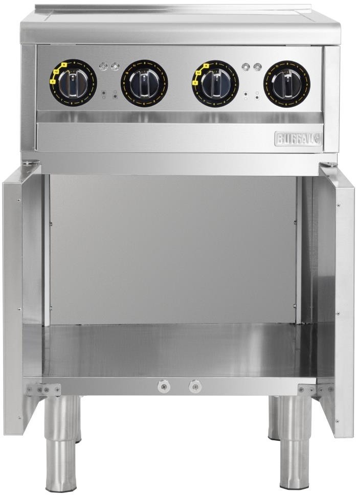  Buffalo 600 Serie 4 Zonen Freistehendes Induktionskochfeld 2x 3kW 