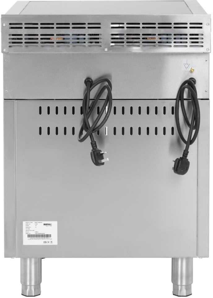  Buffalo 600 Serie 4 Zonen Freistehendes Induktionskochfeld 2x 3kW 