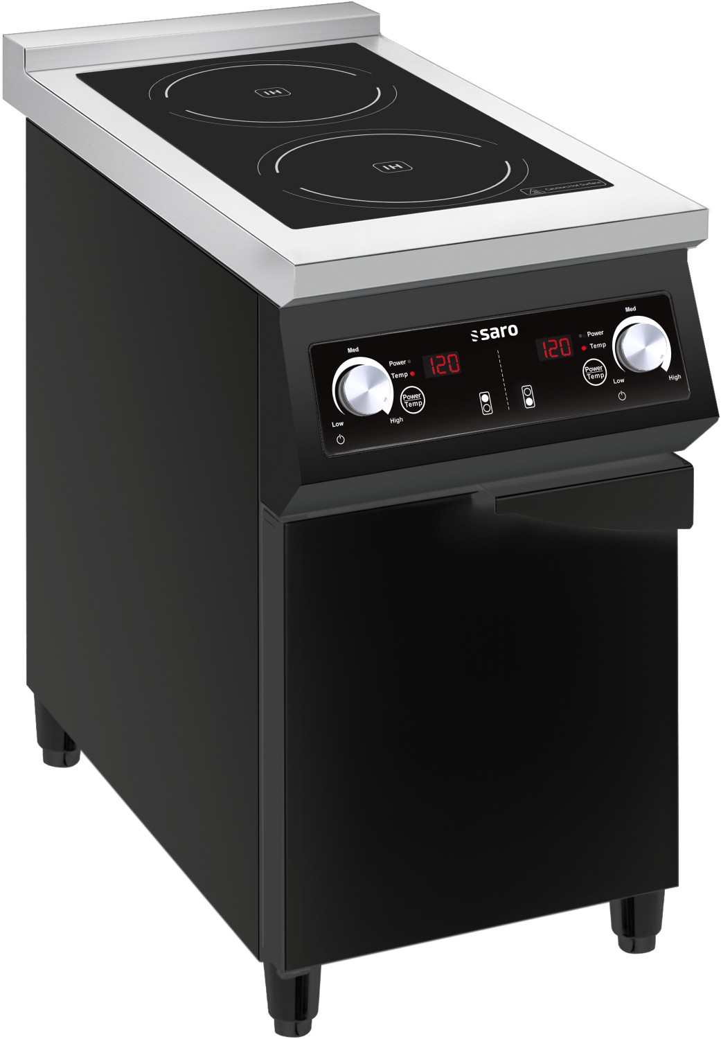  Saro Induktionsherd mit 2 Feldern  Modell JOHANN 