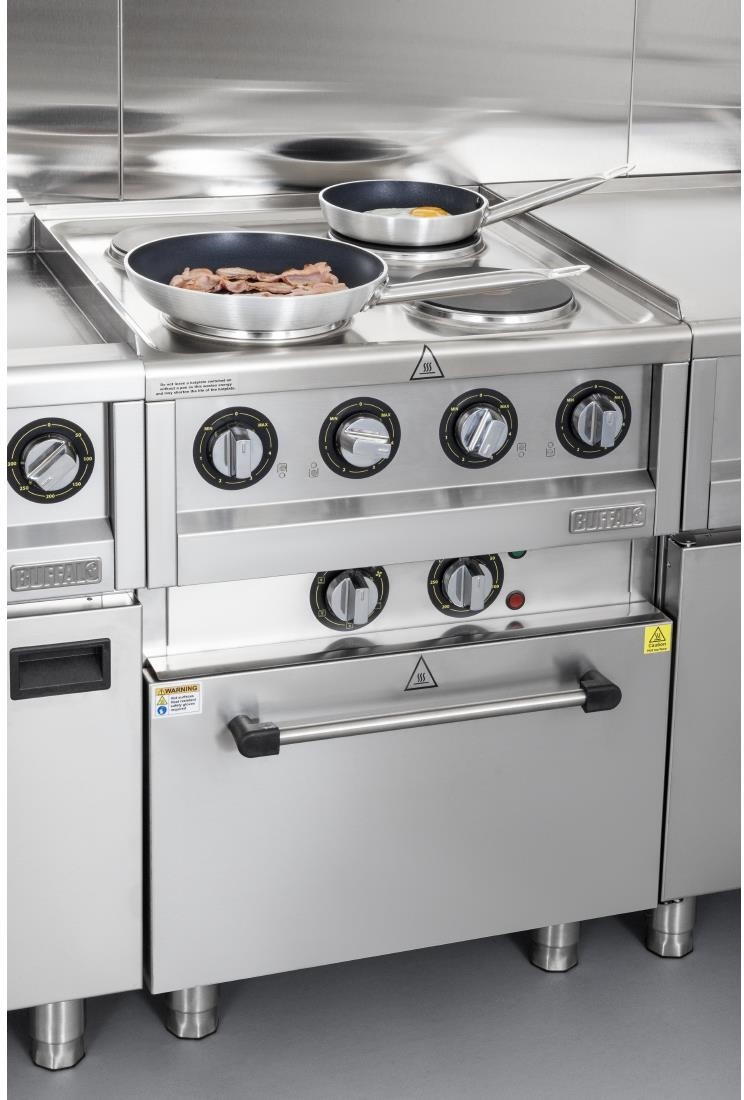  Buffalo 600 Series 4-Platten-Elektroherd 