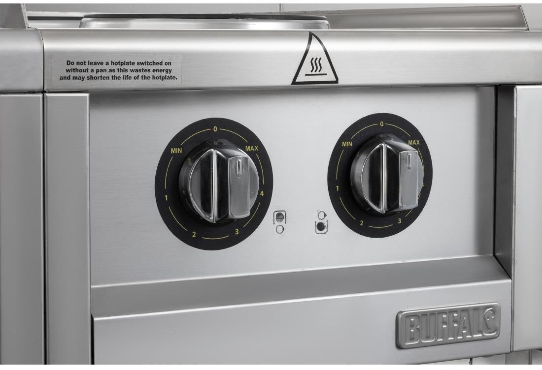  Buffalo 600 Series 2-Platten-Elektroherd 