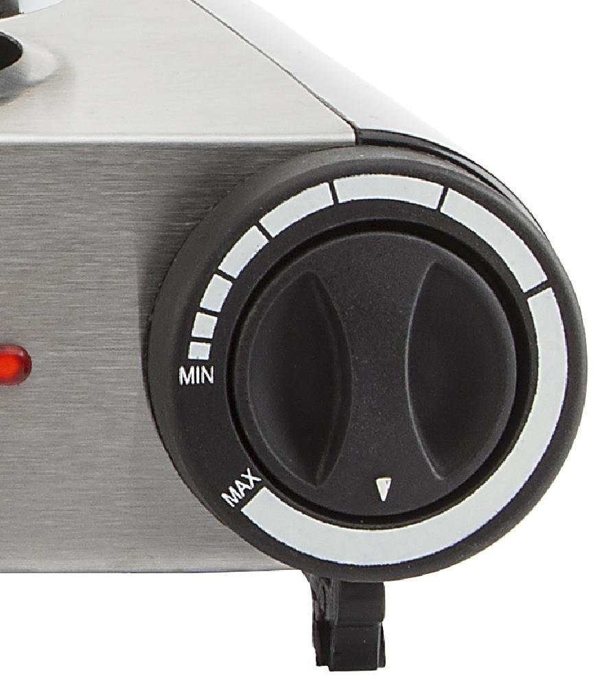  Tristar 2-Brenner Doppelkochplatte KP-6248 - Edelstahlgeh&auml;use 