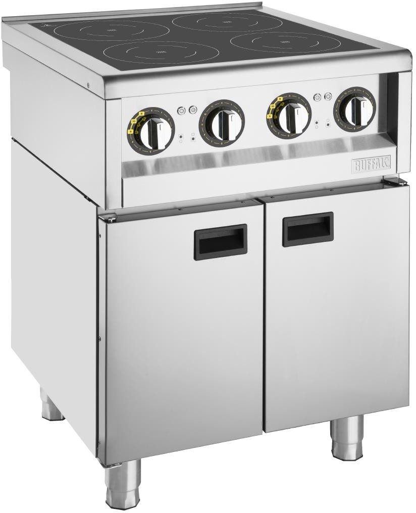  Buffalo 600 Serie 4 Zonen Induktionskochfeld 2 x 3kW 