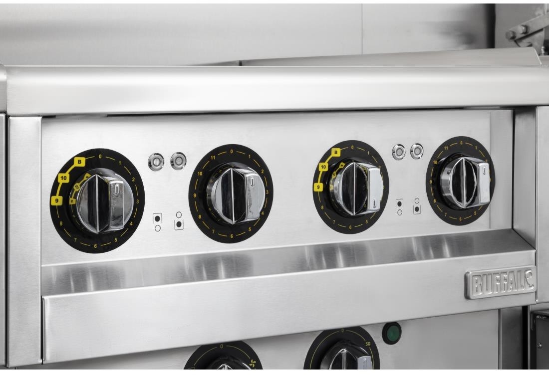  Buffalo 600 Serie 4 Zonen Induktionskochfeld 2 x 3kW 