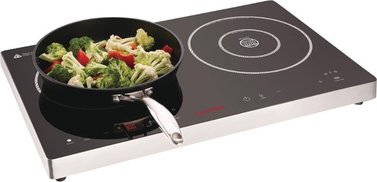  Caterlite Doppel-Induktionskochfeld mit Touch Control 3000W 