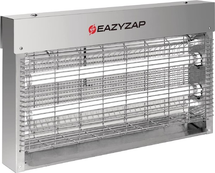  Eazyzap Fliegenvernichter  Geb&uuml;rsteter Edelstahl LED 14W 