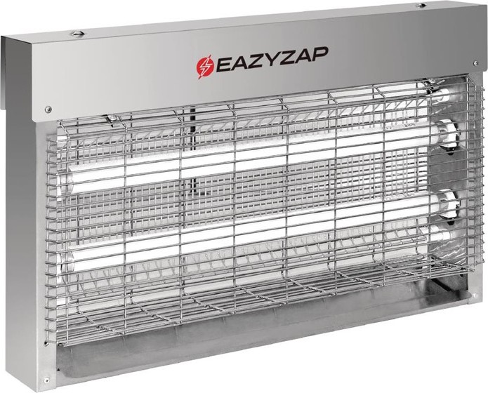  Eazyzap Geb&uuml;rsteter Edelstahl LED Fliegenvernichter 20W 