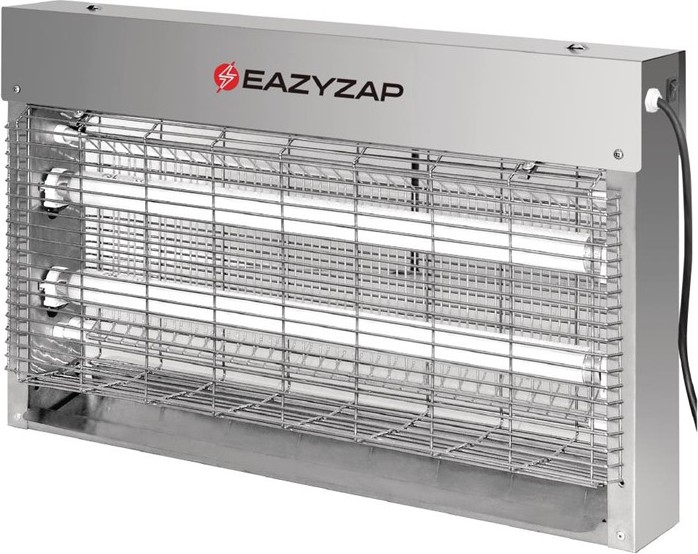  Eazyzap Geb&uuml;rsteter Edelstahl LED Fliegenvernichter 20W 