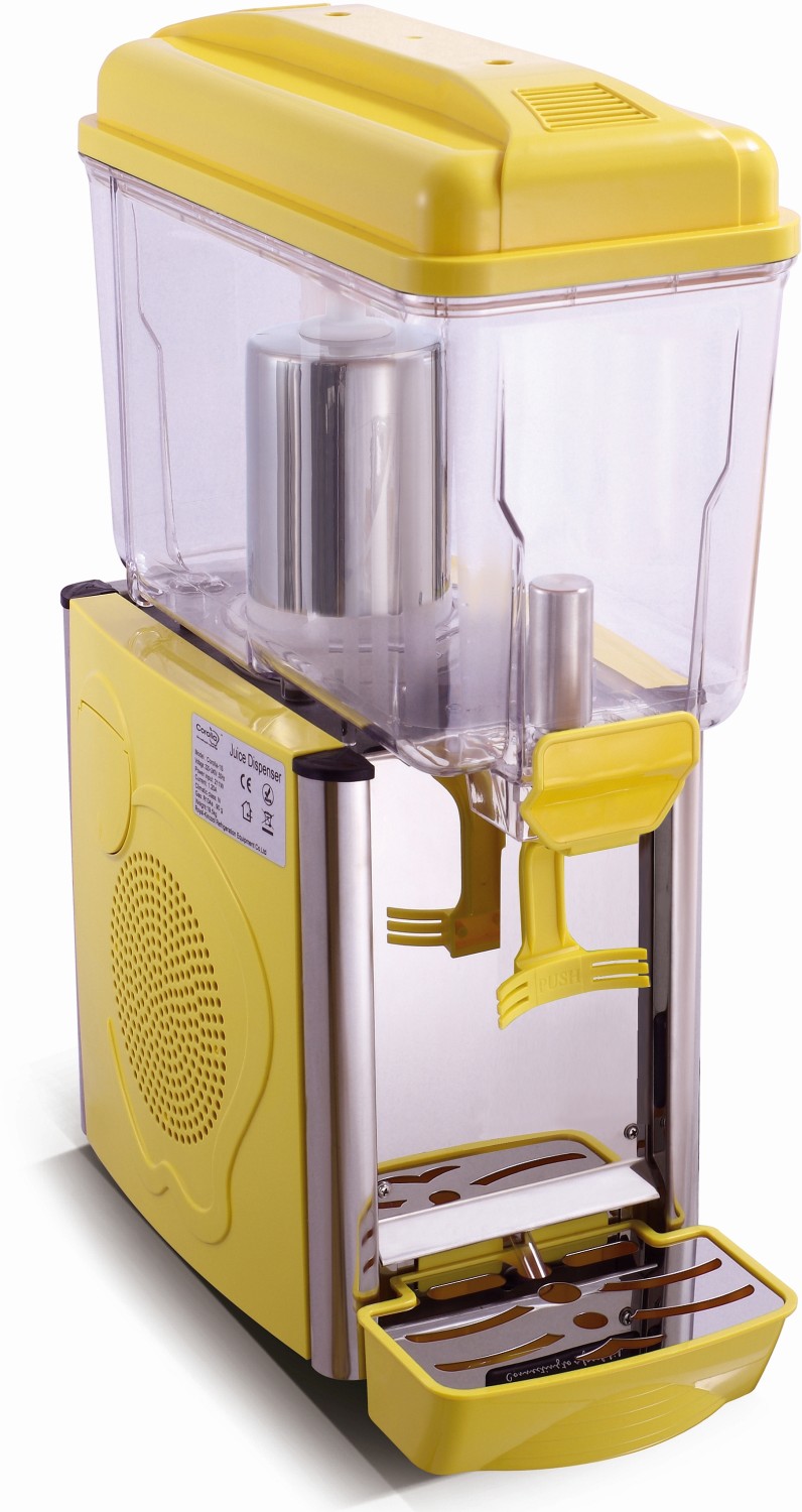  Saro Kaltgetr&auml;nke-Dispenser  Modell COROLLA 1G - gelb 