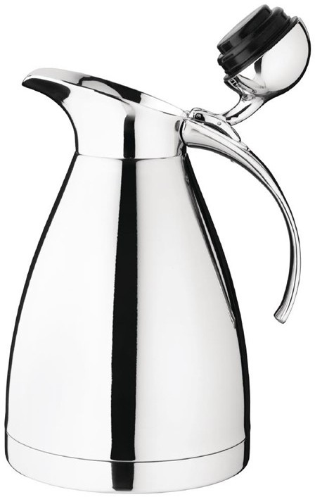  Olympia Thermoskanne Edelstahl-Look 1L 