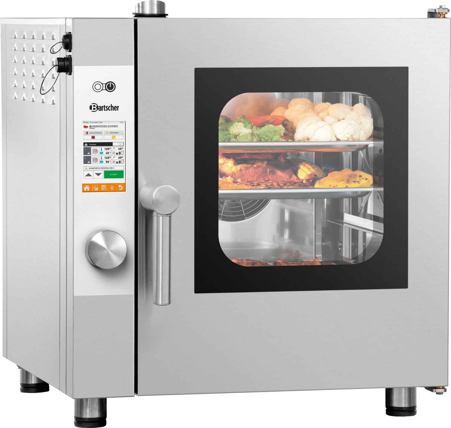  Bartscher Kombid&auml;mpfer Silversteam P-5230DRS 