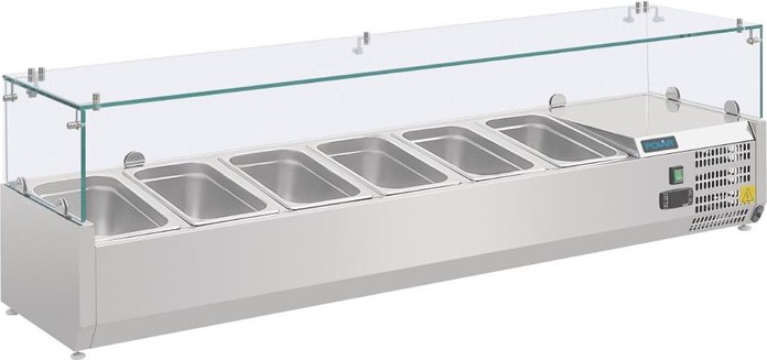  Polar G-Serie K&uuml;hlvitrine 6x GN 1/4 