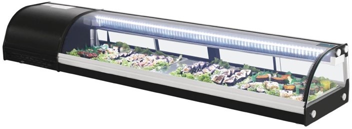  Polar Serie G K&uuml;hlvitrine f&uuml;r Sushi 180cm 