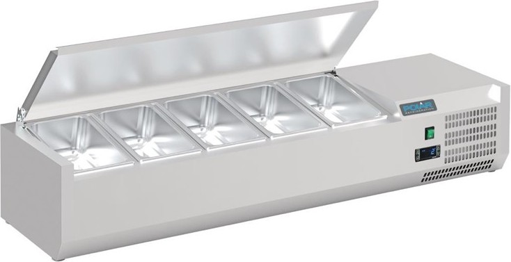  Polar Serie G Aufsatzk&uuml;hleinheit mit Deckel 5 x GN 1/4 