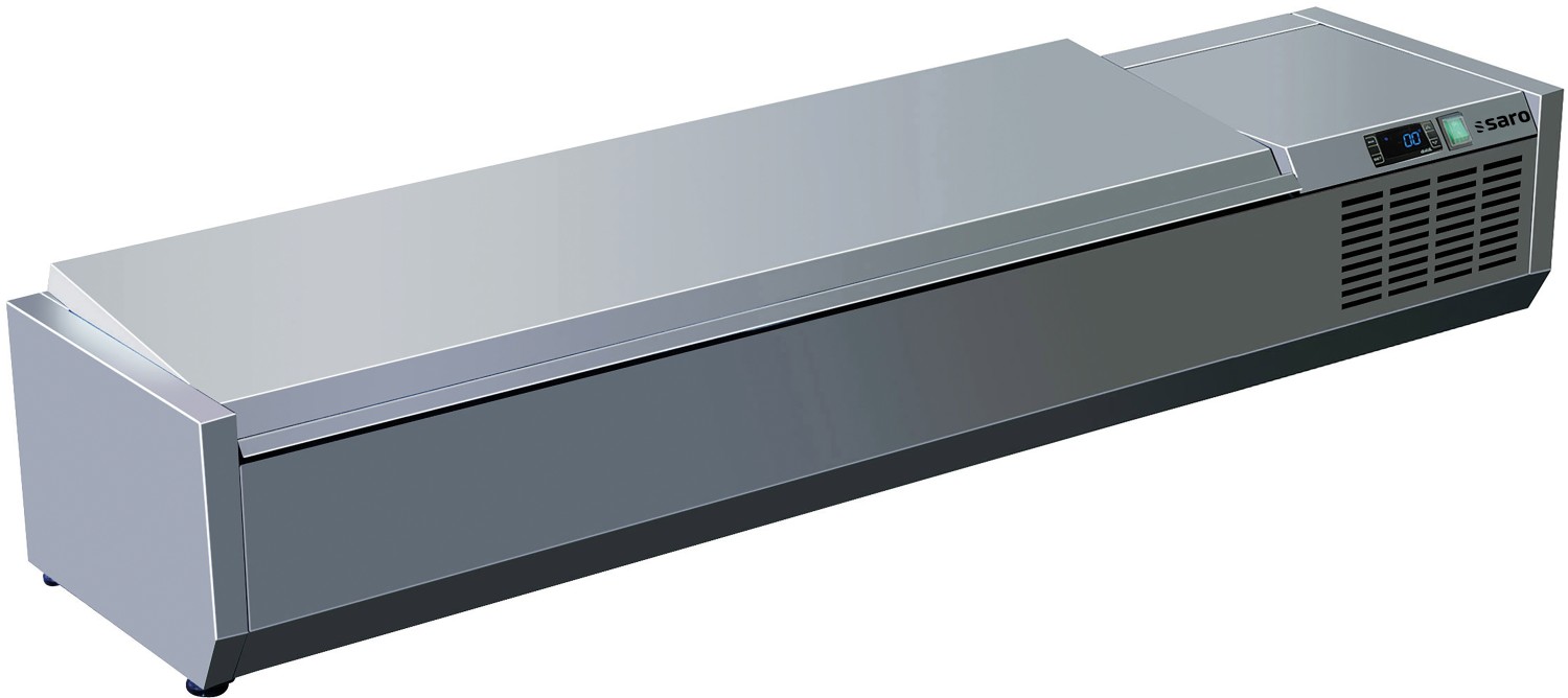  Saro K&uuml;hlaufsatz mit Deckel - 1/3 GN,  Modell VRX 1600 S/S 