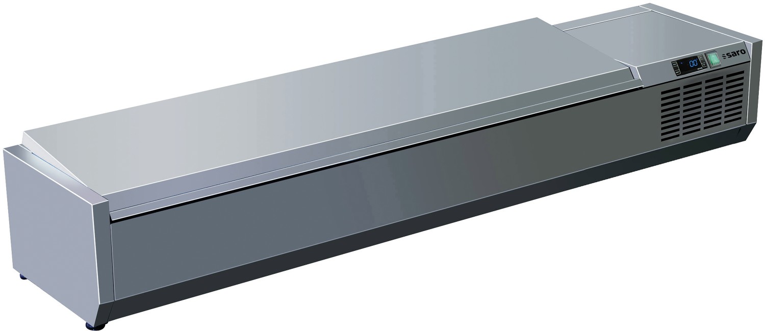  Saro K&uuml;hlaufsatz mit Deckel - 1/3 GN,  Modell VRX 1800 S/S 