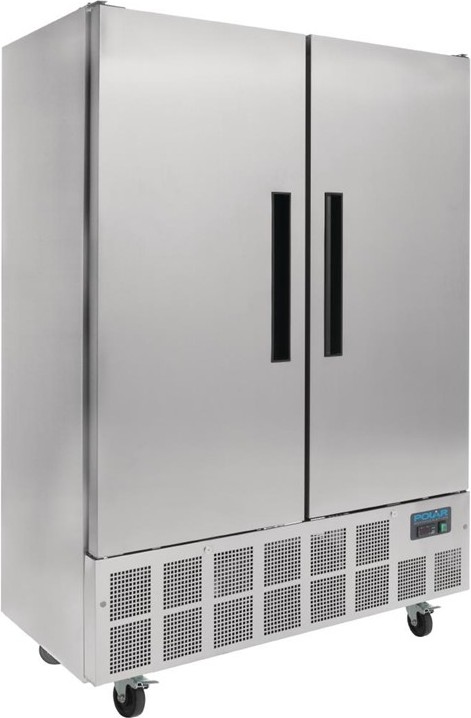  Polar Serie G Slimline K&uuml;hlschrank Edelstahl 960L 