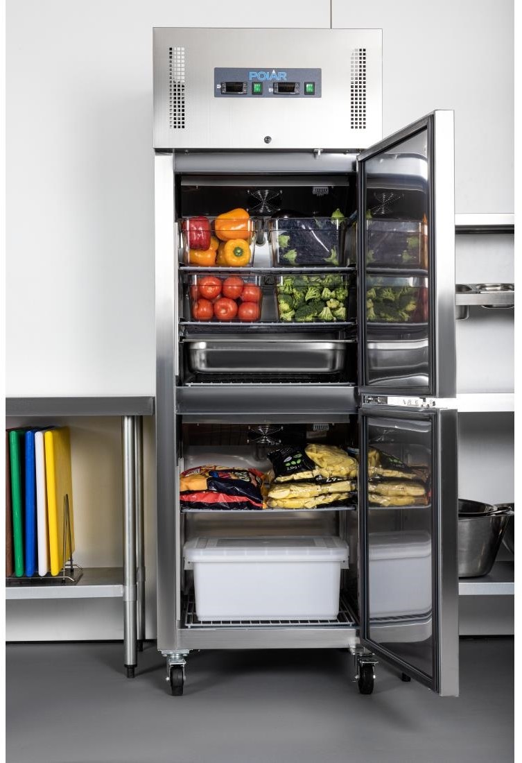  Polar U-Serie Premium K&uuml;hlschrank mit Gefrierfach 600Ltr 