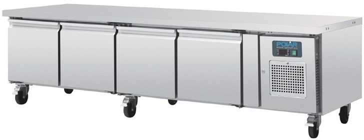  Polar Serie U 4-t&uuml;riger GN-K&uuml;hltisch 420L 