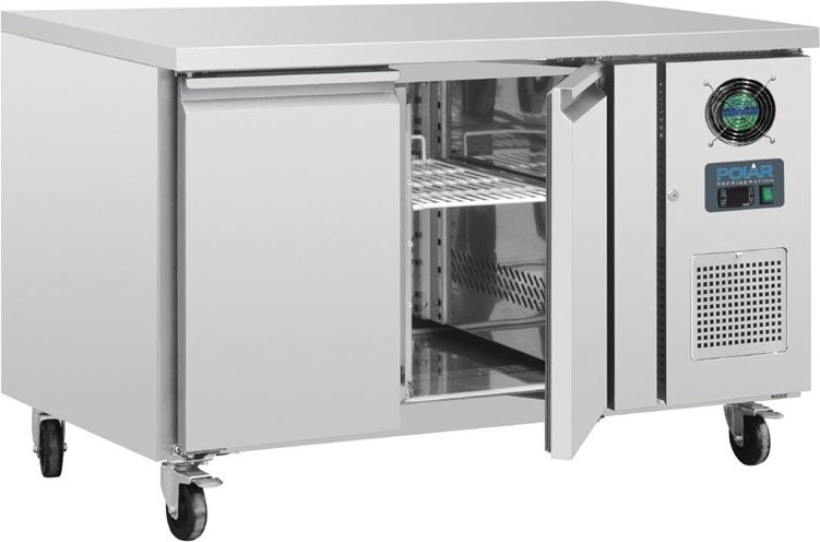  Polar Serie U Tiefk&uuml;hltisch 2-t&uuml;rig 282L 