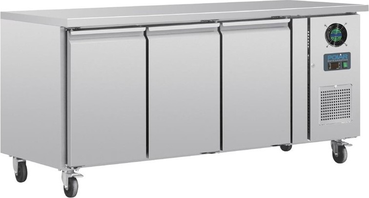  Polar Serie U Tiefk&uuml;hltisch 3-t&uuml;rig 417L 