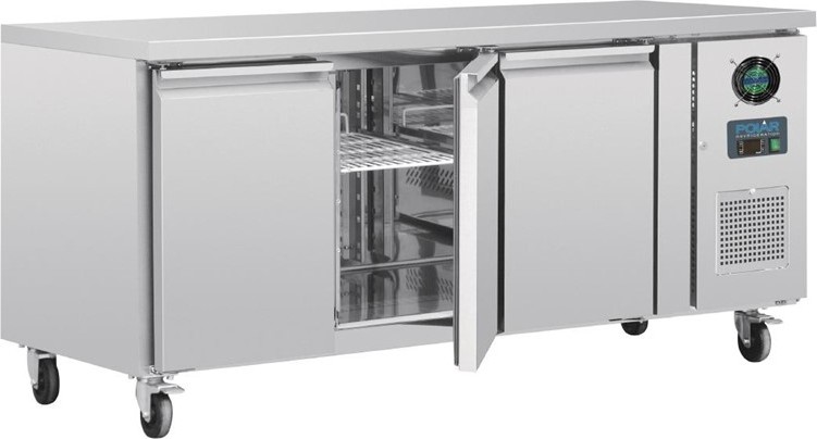  Polar Serie U Tiefk&uuml;hltisch 3-t&uuml;rig 417L 