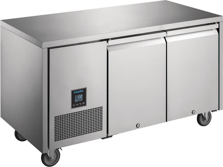  Polar Zweit&uuml;rige K&uuml;hltheke U-Serie 267L 