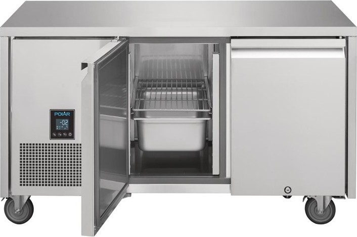  Polar Zweit&uuml;rige K&uuml;hltheke U-Serie 267L 