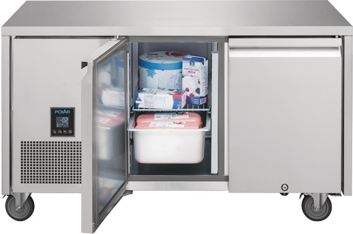  Polar Zweit&uuml;rige K&uuml;hltheke U-Serie 267L 