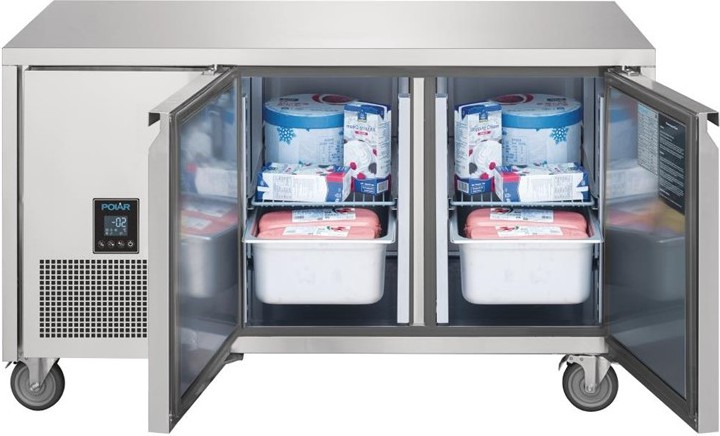  Polar Zweit&uuml;rige K&uuml;hltheke U-Serie 267L 