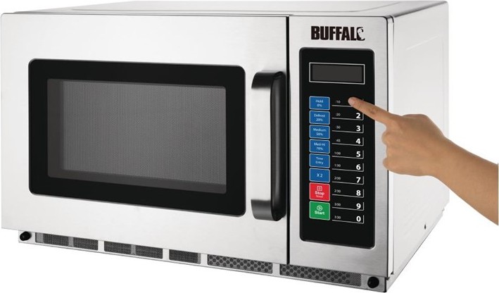  Buffalo professionelle Mikrowelle programmierbar 34L 1800W 