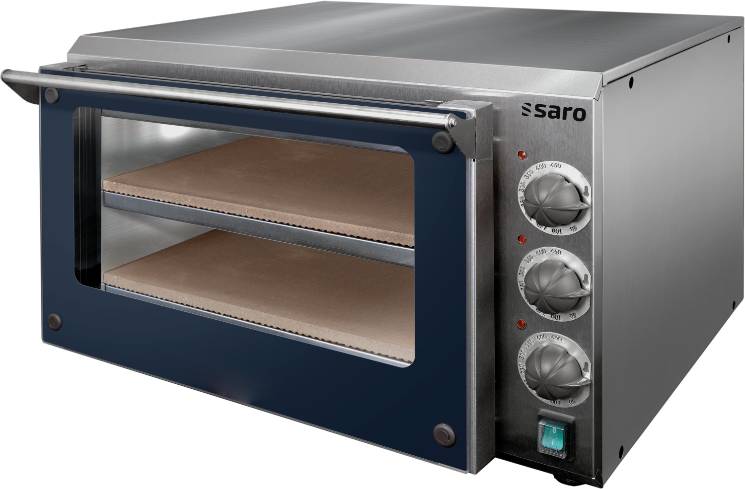  Saro Mini-Pizzaofen f&uuml;r 2 Pizzen  Modell ETNA 2 