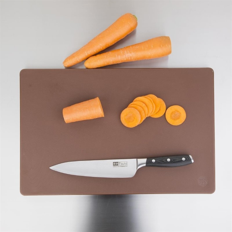  Hygiplas LDPE extra dickes Schneidebrett braun 45x30x2cm 