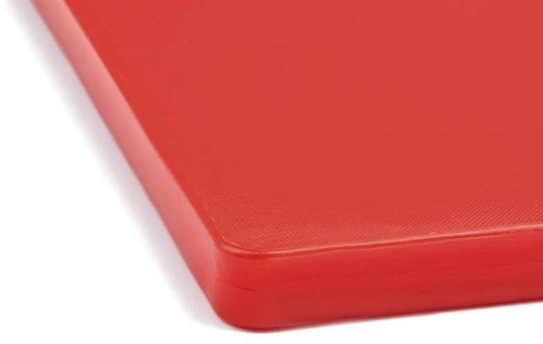  Hygiplas LDPE extra dickes Schneidebrett rot 45x30x2cm 