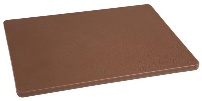  Hygiplas LDPE Schneidebrett braun 30,5x22,9x1,2cm 