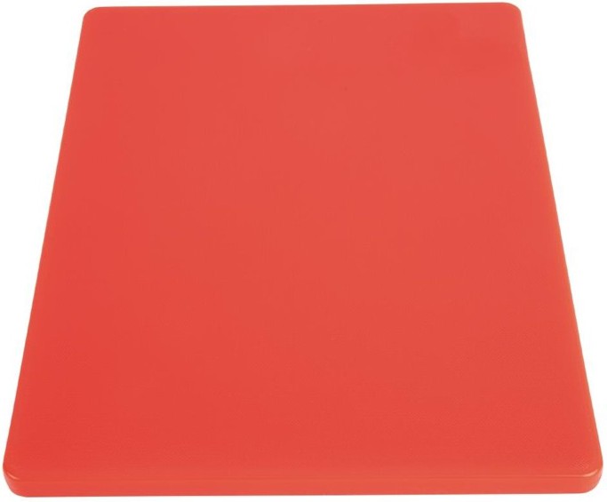  Hygiplas LDPE Schneidebrett rot 30,5x22,9x1,2cm 