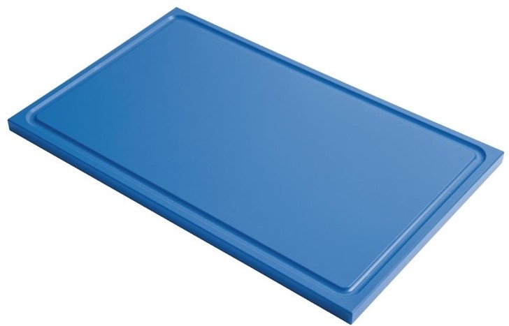 Gastro M Schneidebrett mit Saftrille GN1/1 blau 