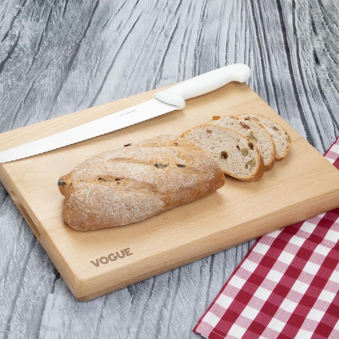  Vogue Schneidebrett Buche Medium 380x305x30mm 