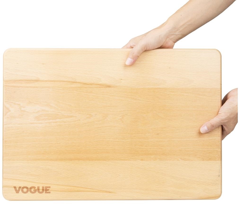  Vogue Buche Schneidebrett Gro&szlig; 510x355x30mm 