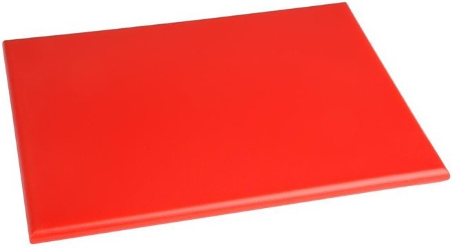  Hygiplas HDPE kleines Schneidebrett rot 300x 225x12mm 