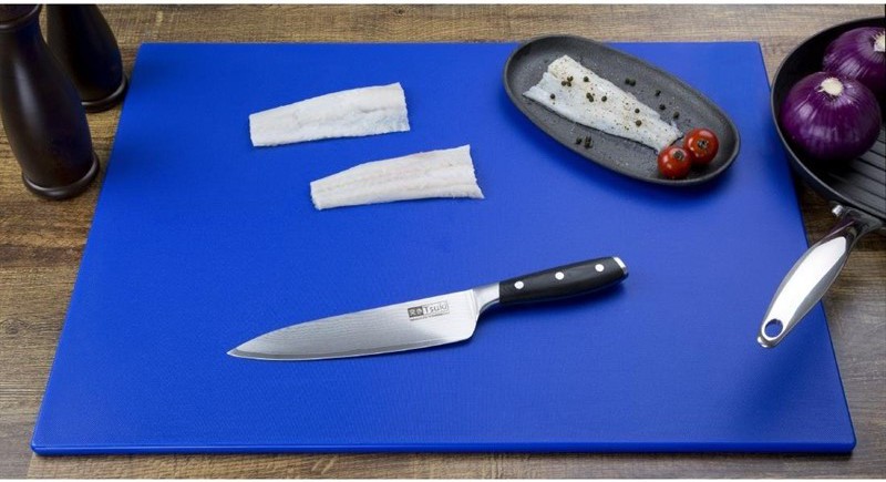  Hygiplas LDPE Schneidebrett blau 60x45x1cm 