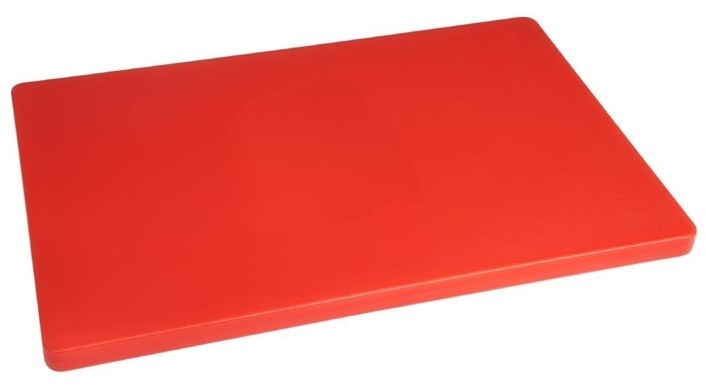  Hygiplas LDPE extra dickes Schneidebrett rot 60x45x2cm 