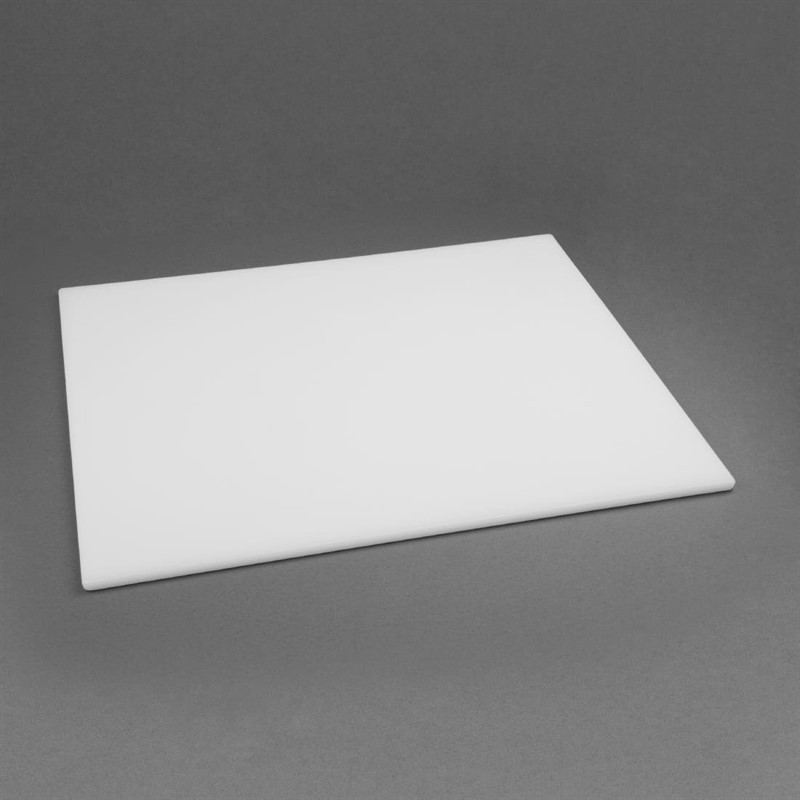  Hygiplas LDPE Schneidebrett wei&szlig; 60x45x1cm 