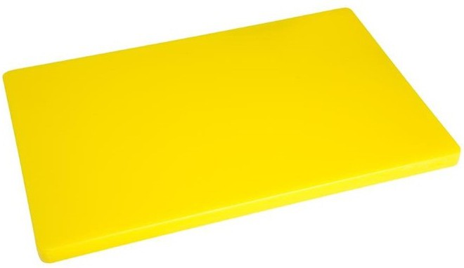  Hygiplas LDPE extra dickes Schneidebrett gelb 60x45x2cm 