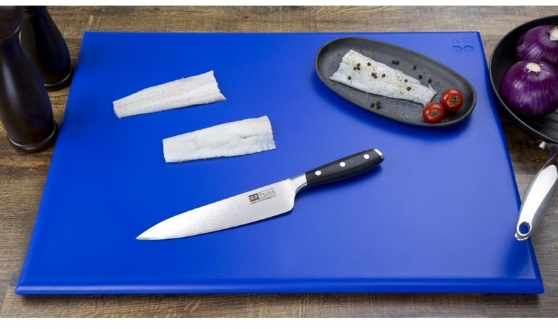  Hygiplas extra gro&szlig;es Schneidebrett mit hoher Dichte blau 