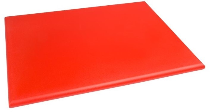  Hygiplas extra gro&szlig;es Schneidebrett mit hoher Dichte rot 