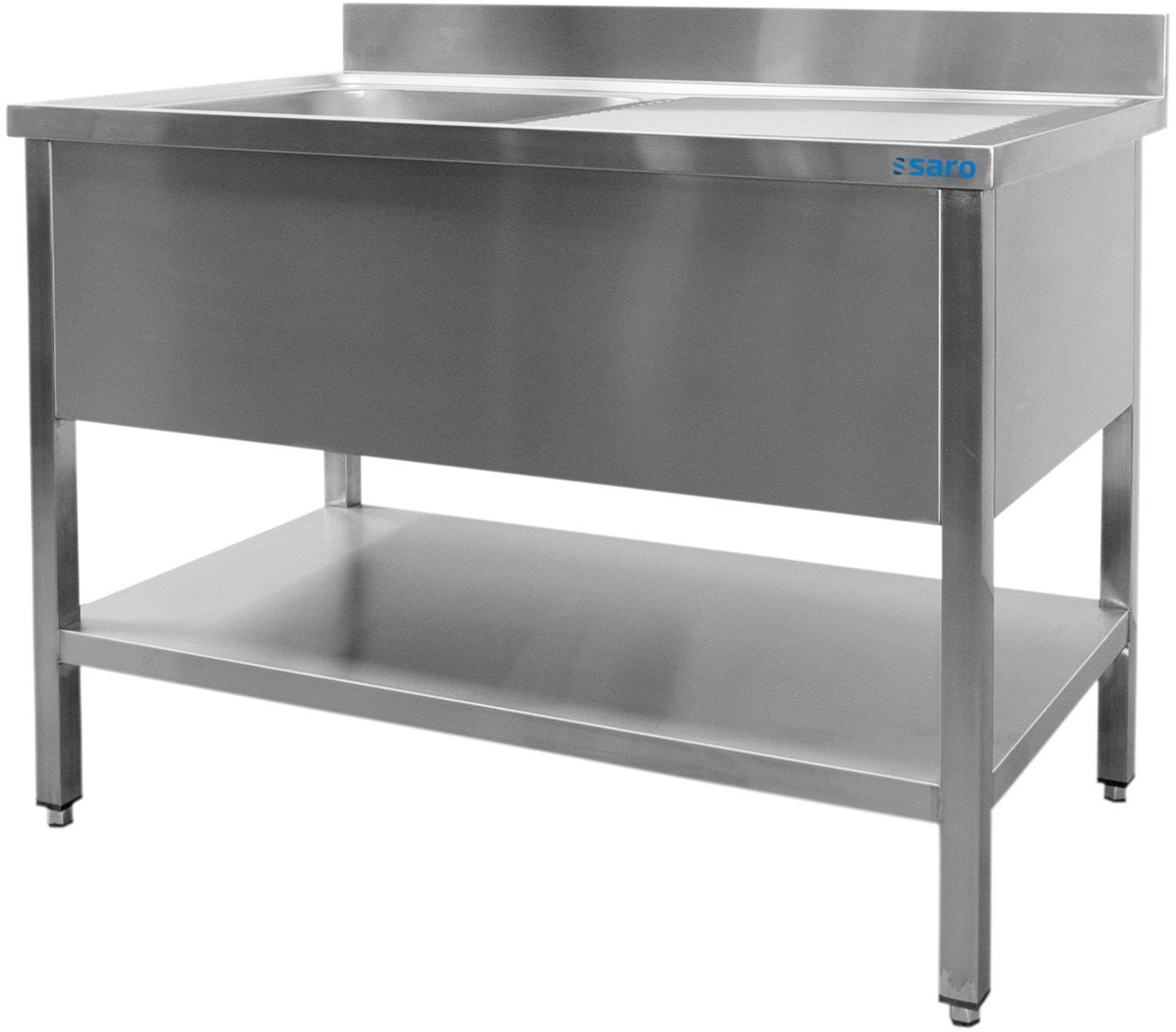  Saro Sp&uuml;ltisch 1 Becken, links - B 1800 x T 700 mm 