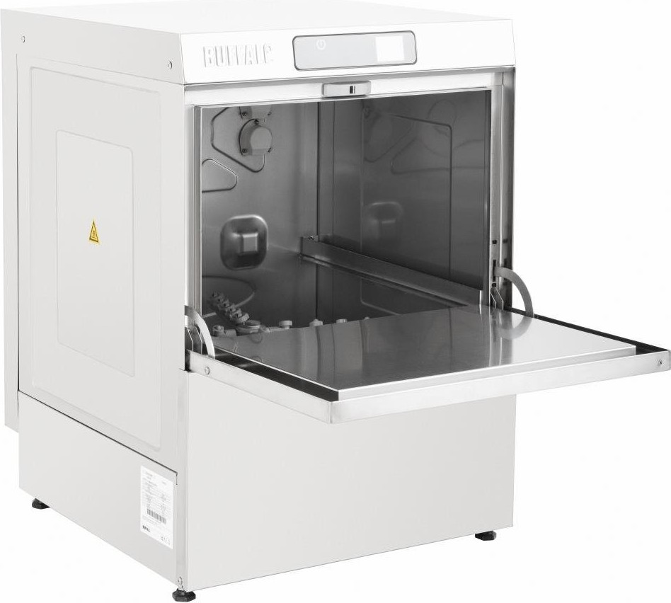  Buffalo Digital Geschirrsp&uuml;ler f&uuml;r den Einbau mit Ablaufpumpe 500mm Korb 5.4kW 