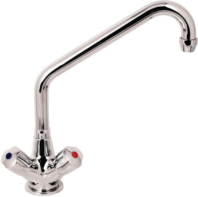  Gastronoble Professioneller Monoblock Mischhahn mit Drehknopfbedienung 30cm 